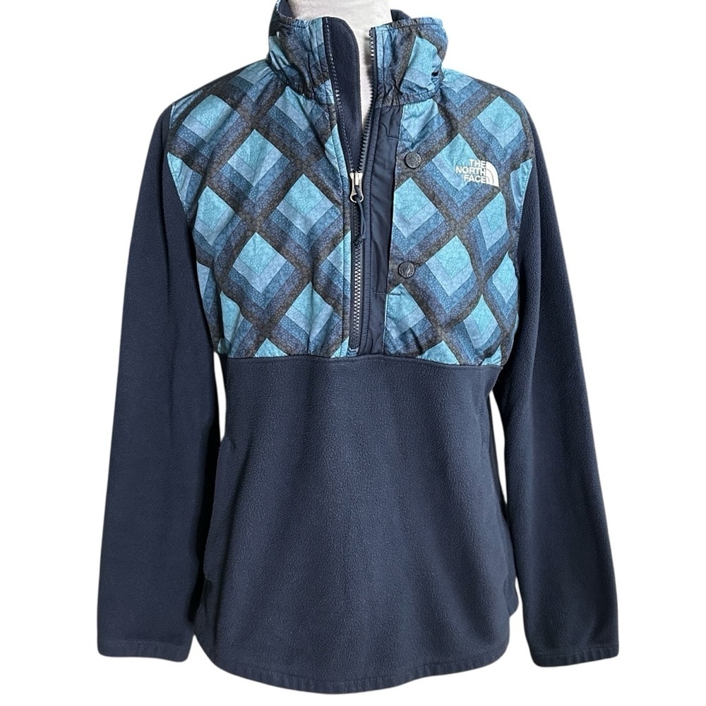 The North Face  200WT Tundra
Pullover Sweater Quilted Fleece Half Zip. Size L